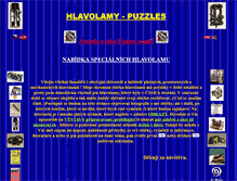 Tablet Screenshot of hlavolamy-puzzles.cz